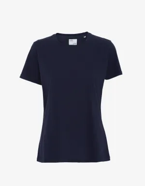 Women Light Organic Tee - Navy Blue