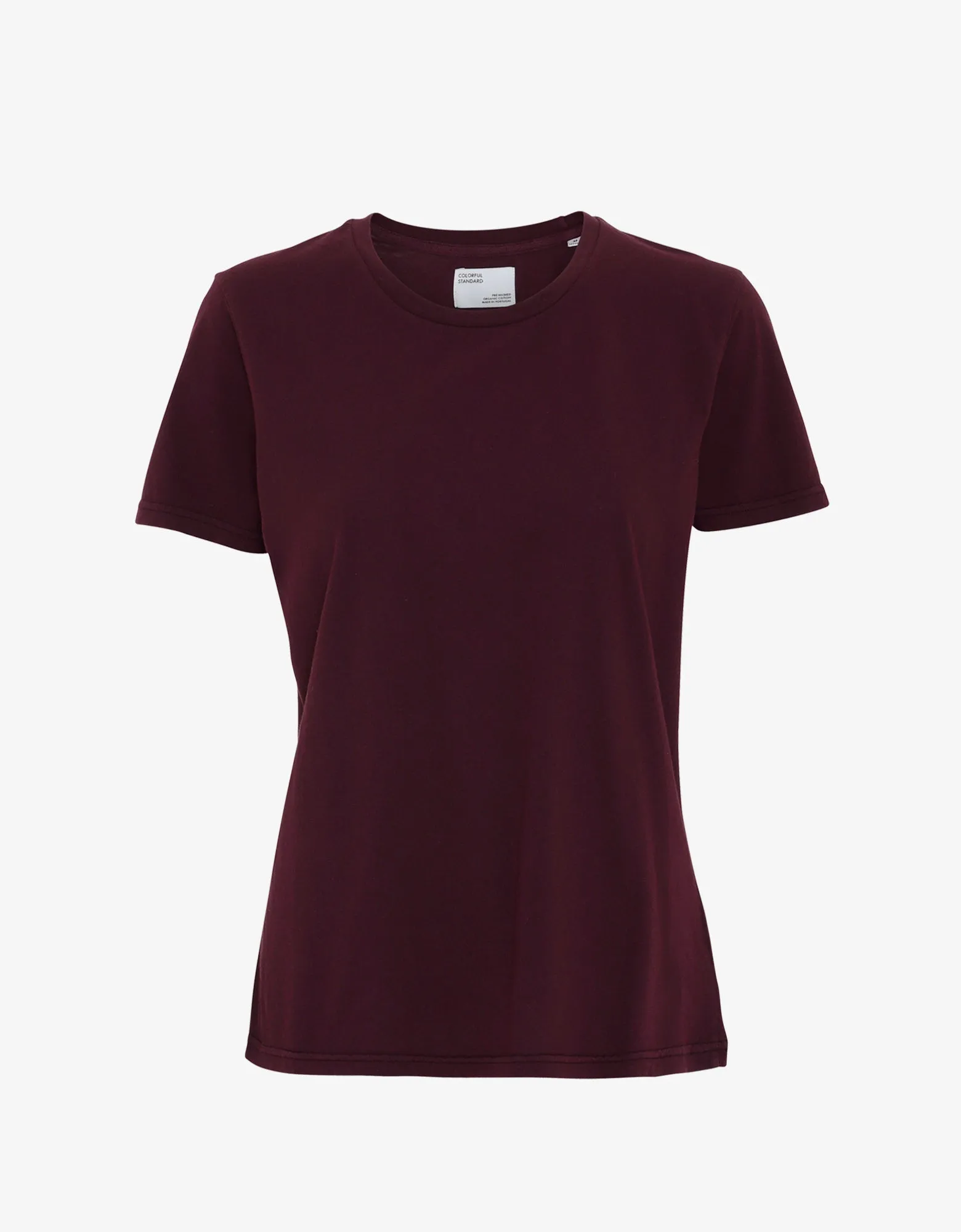 Women Light Organic Tee - Oxblood Red