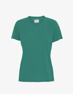 Women Light Organic Tee - Pine Green