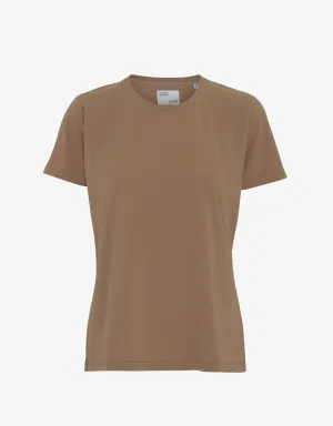 Women Light Organic Tee - Sahara Camel