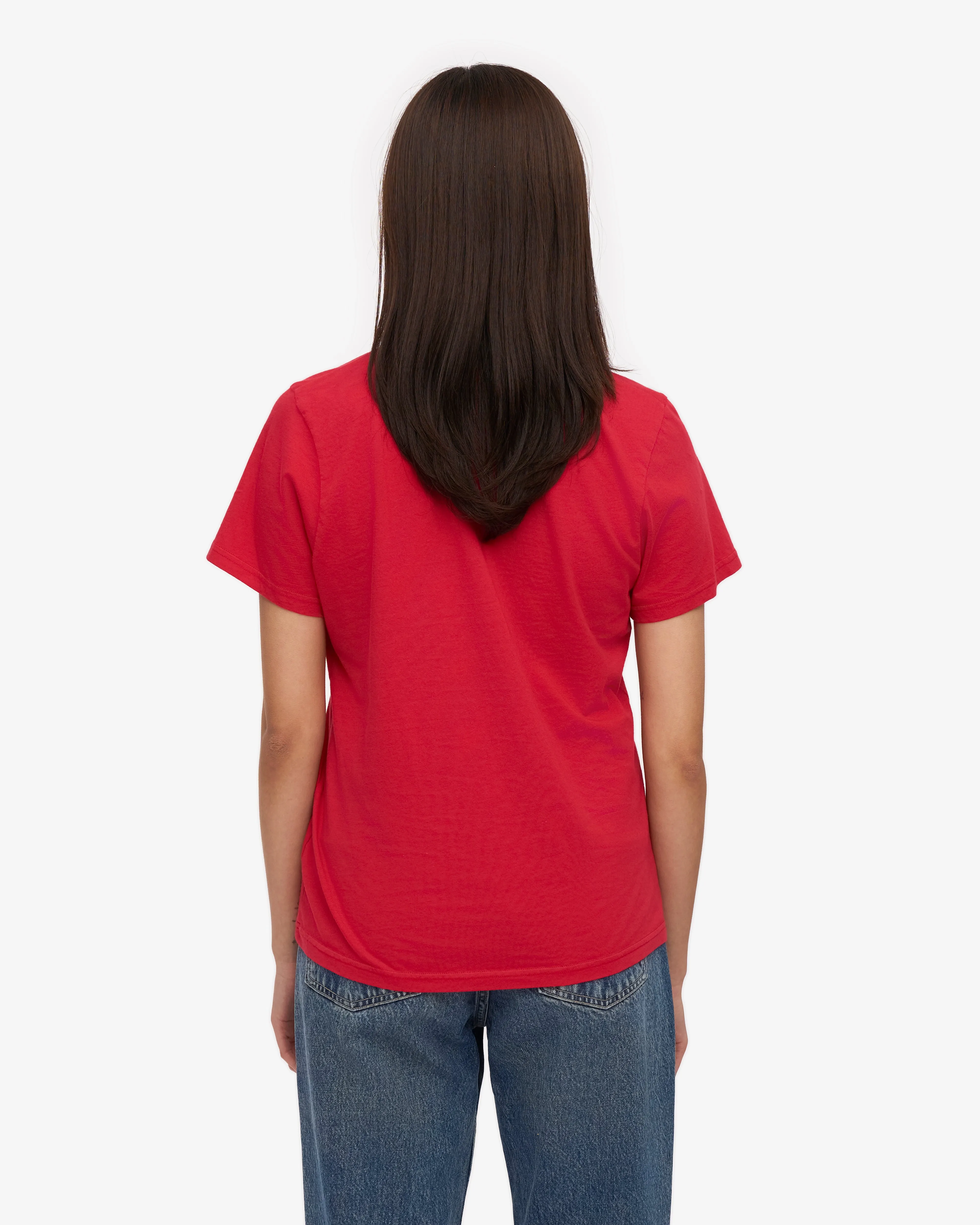 Women Light Organic Tee - Scarlet Red