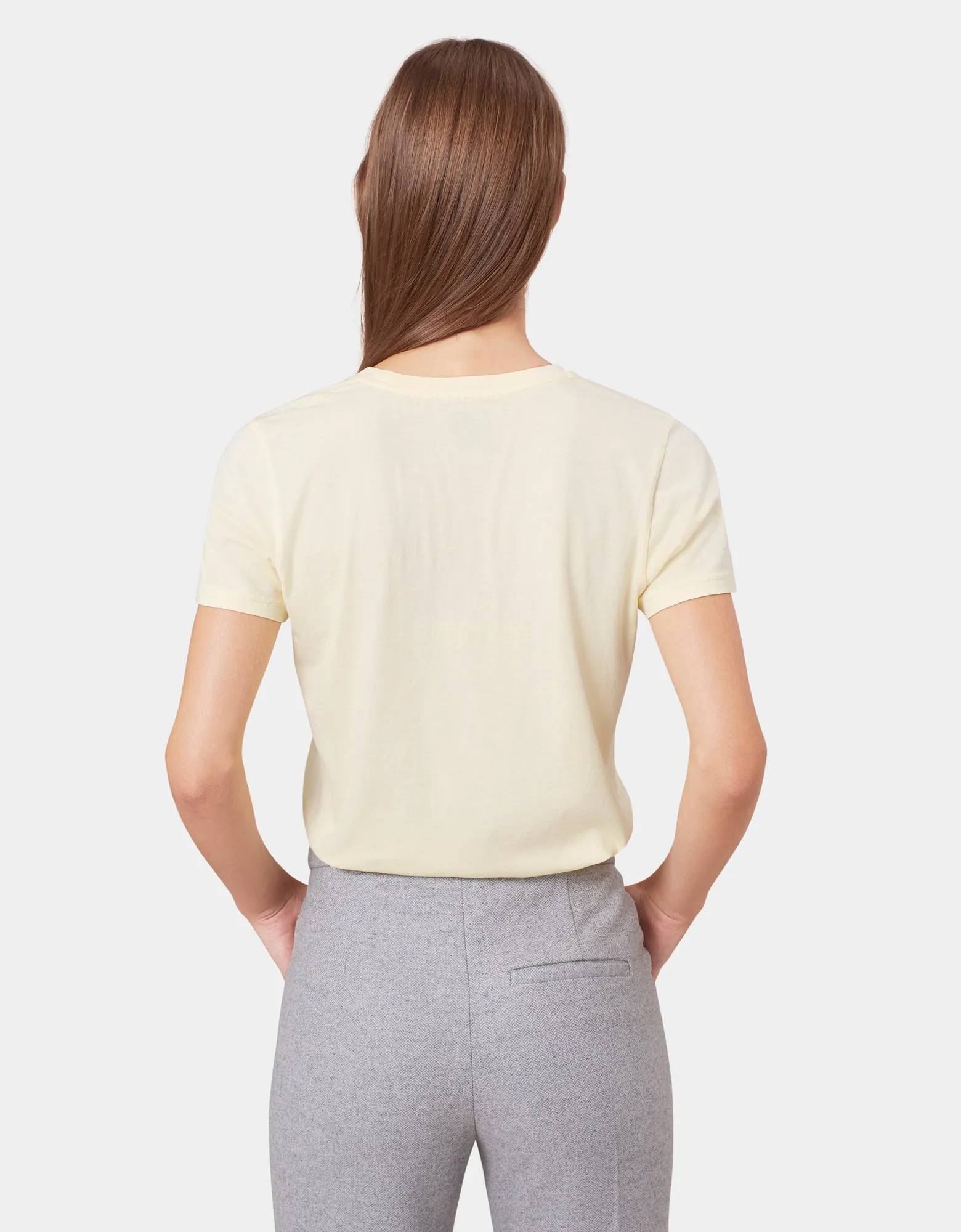 Women Light Organic Tee - Snow Melange
