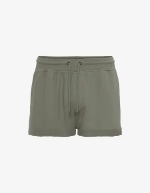 Women Organic Sweatshorts - Dusty Olive