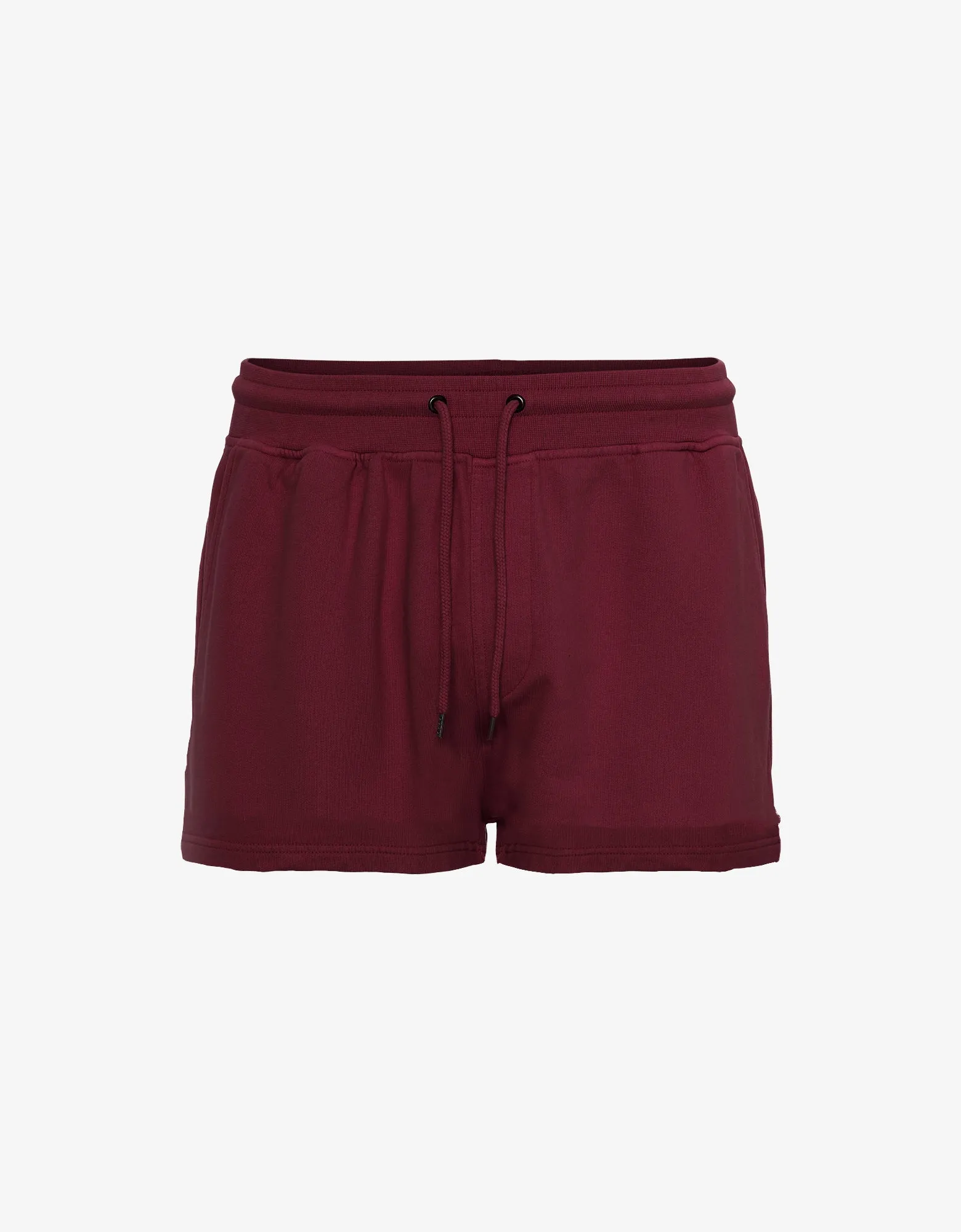 Women Organic Sweatshorts - Oxblood Red
