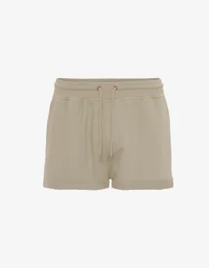 Women Organic Sweatshorts - Oyster Grey