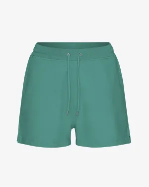 Women Organic Sweatshorts - Pine Green