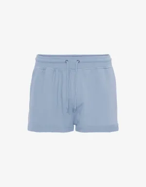 Women Organic Sweatshorts - Powder Blue
