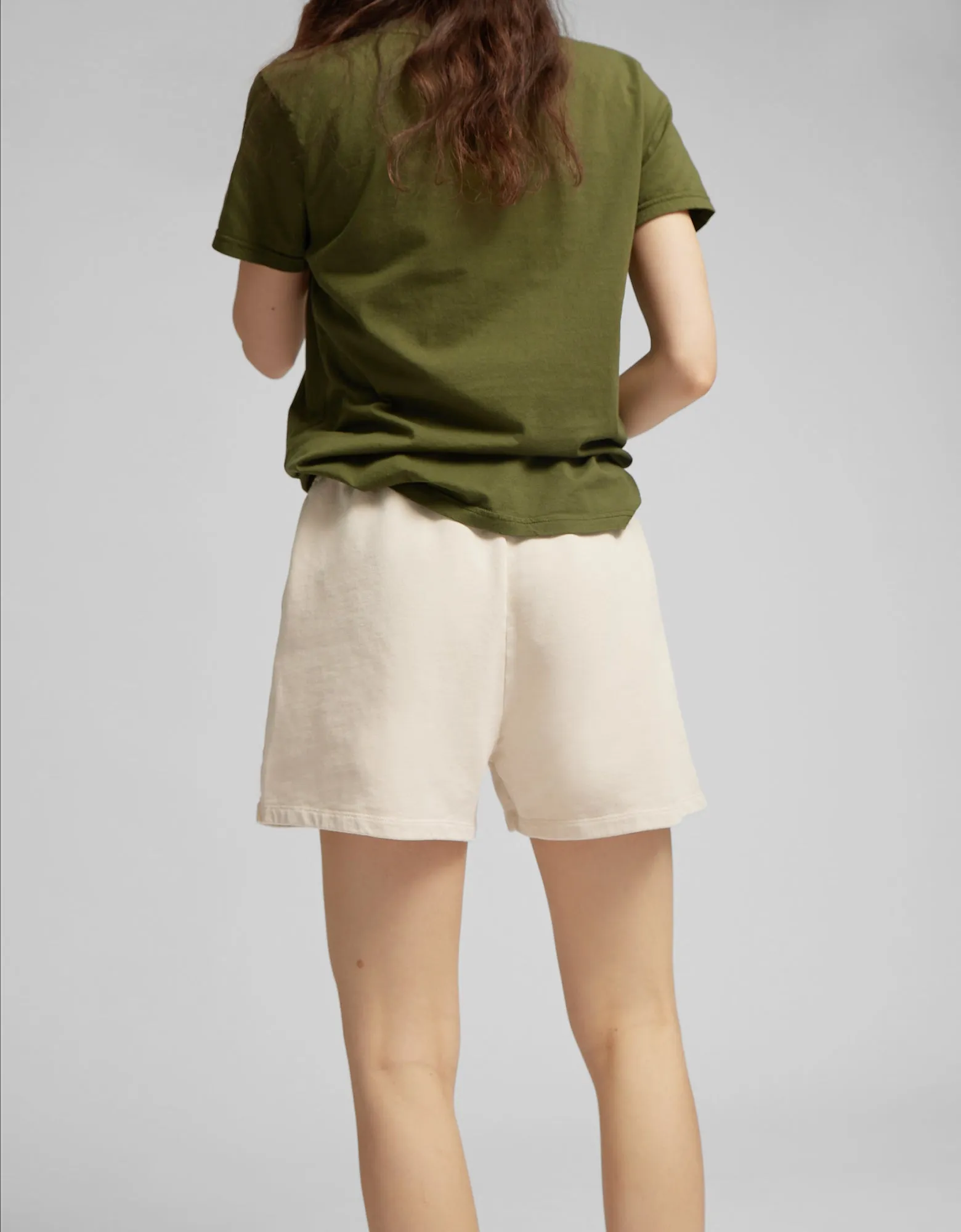 Women Organic Sweatshorts - Rosewood Mist