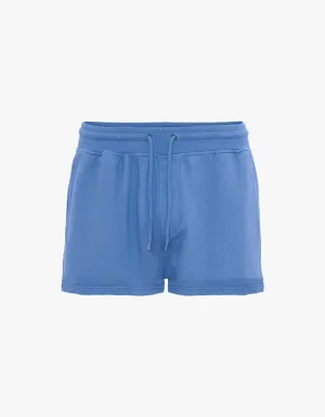 Women Organic Sweatshorts - Sky Blue