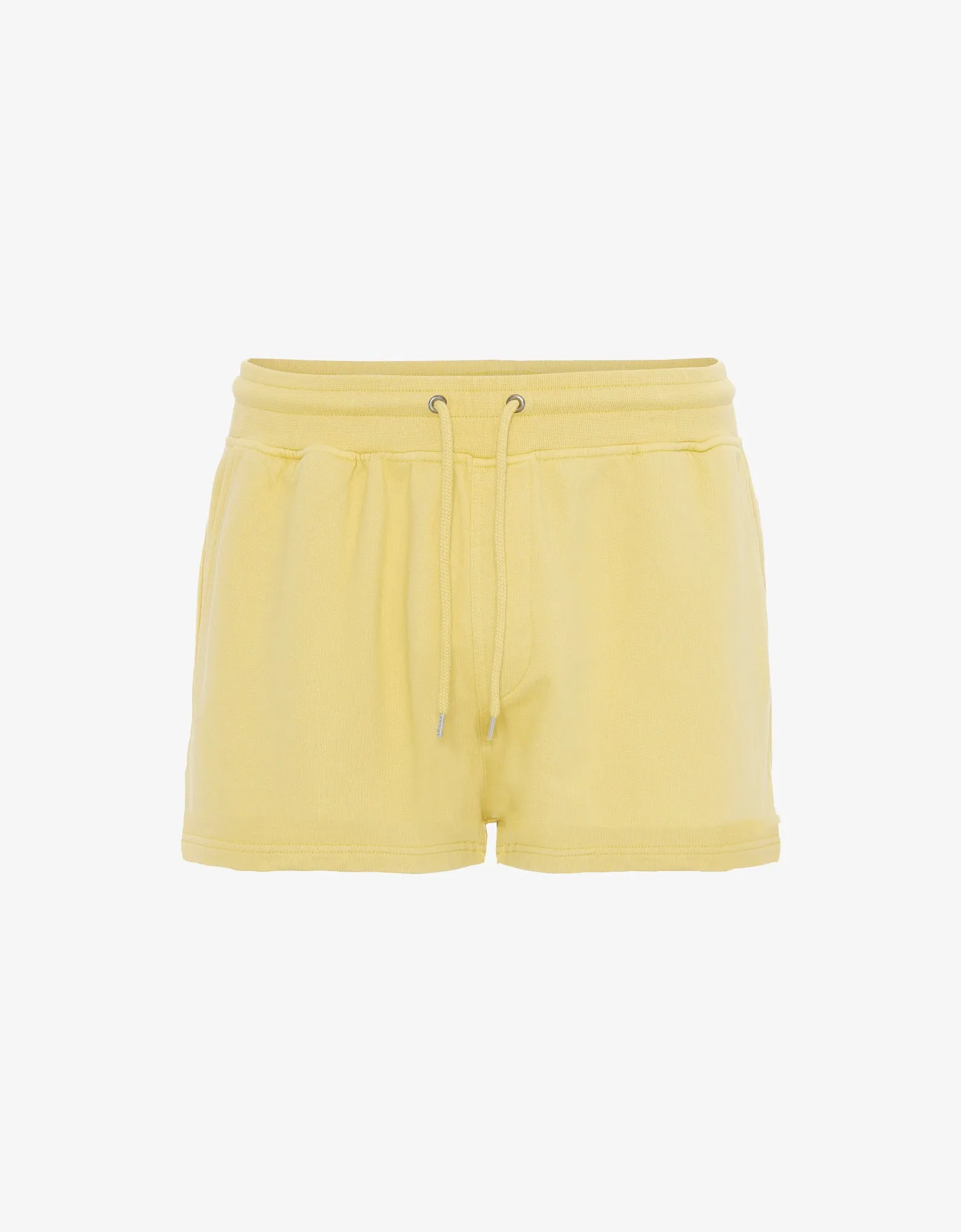 Women Organic Sweatshorts - Soft Yellow