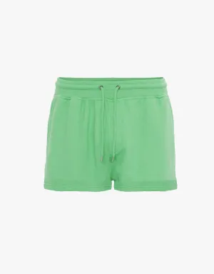 Women Organic Sweatshorts - Spring Green