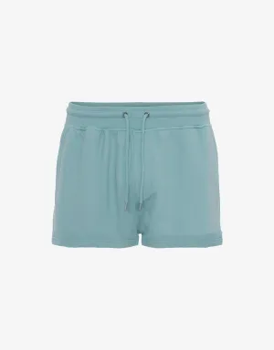 Women Organic Sweatshorts - Steel Blue