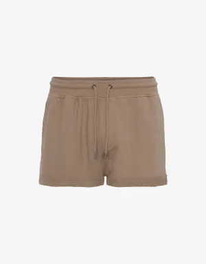 Women Organic Sweatshorts - Warm Taupe