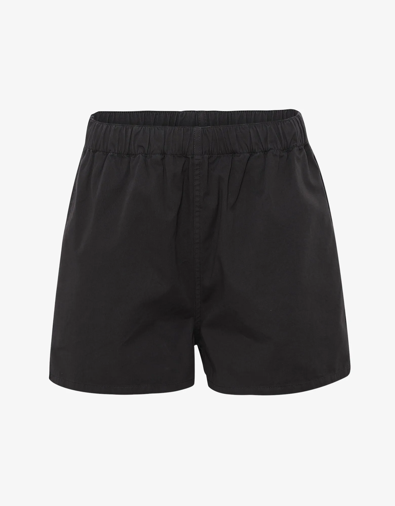 Women Organic Twill Shorts - Deep Black