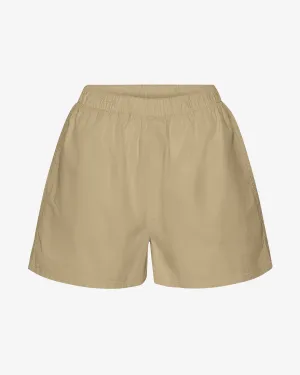 Women Organic Twill Shorts - Desert Khaki