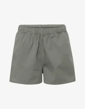 Women Organic Twill Shorts - Dusty Olive