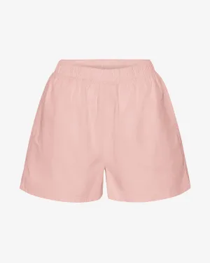 Women Organic Twill Shorts - Faded Pink