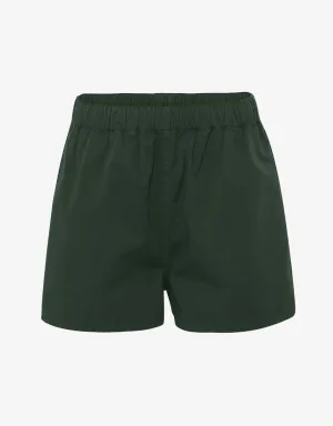 Women Organic Twill Shorts - Hunter Green