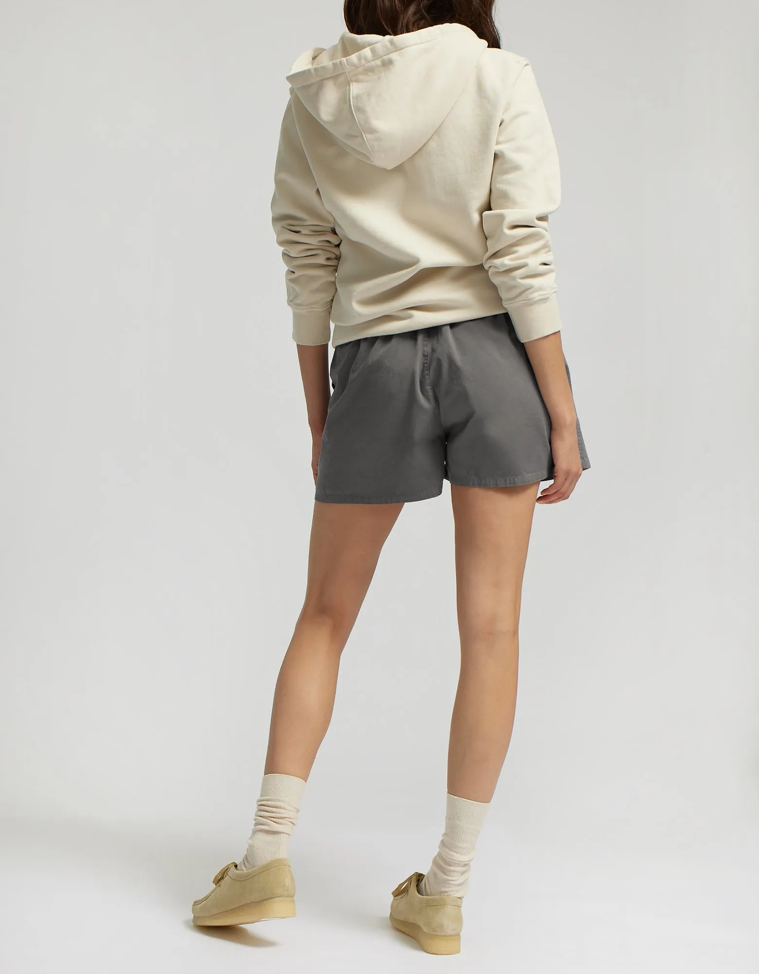 Women Organic Twill Shorts - Hunter Green