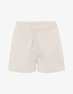 Women Organic Twill Shorts - Ivory White