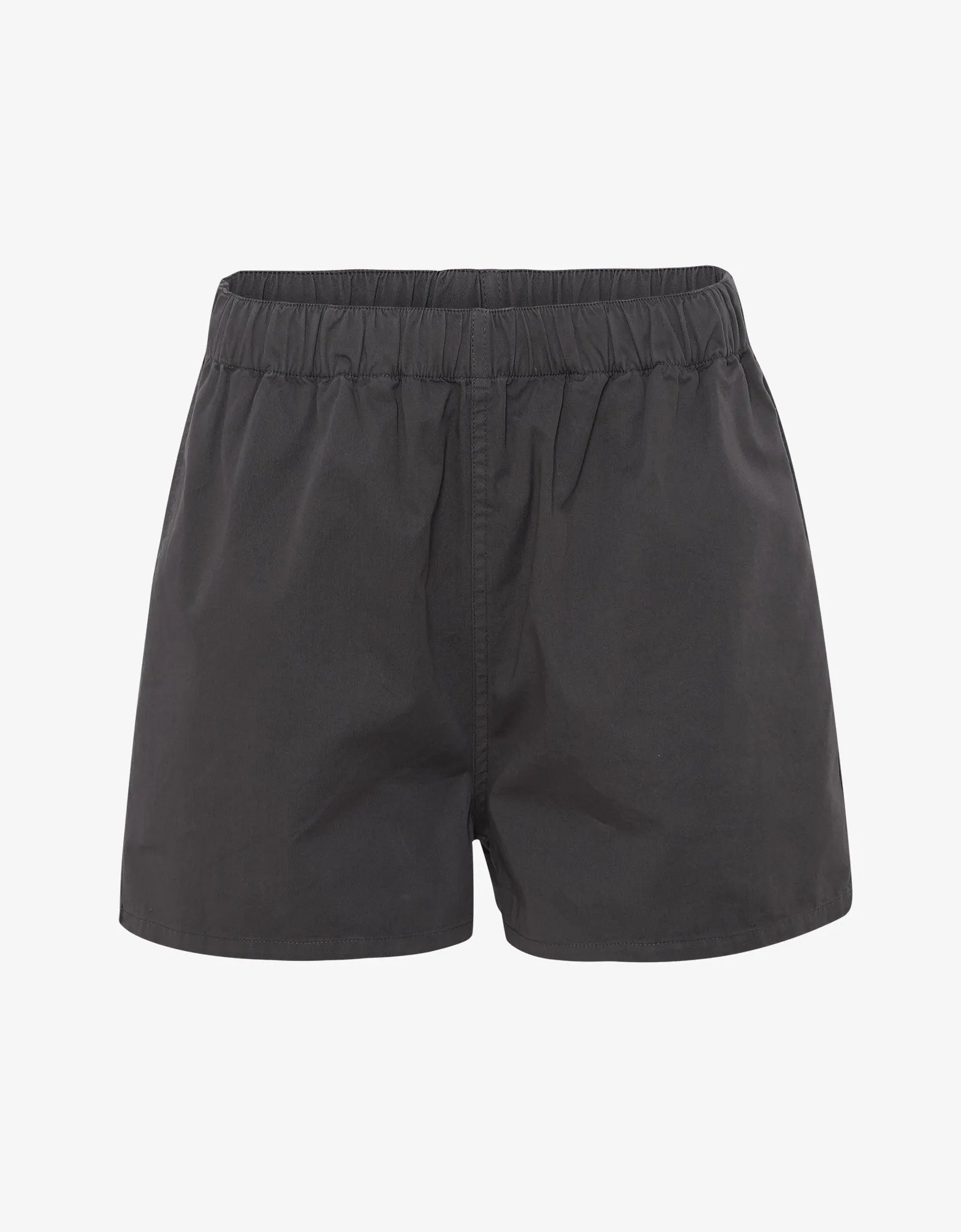 Women Organic Twill Shorts - Lava Grey