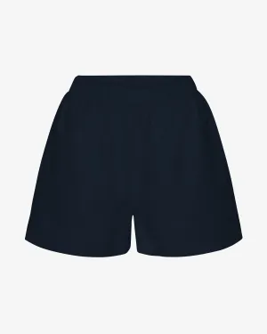 Women Organic Twill Shorts - Navy Blue