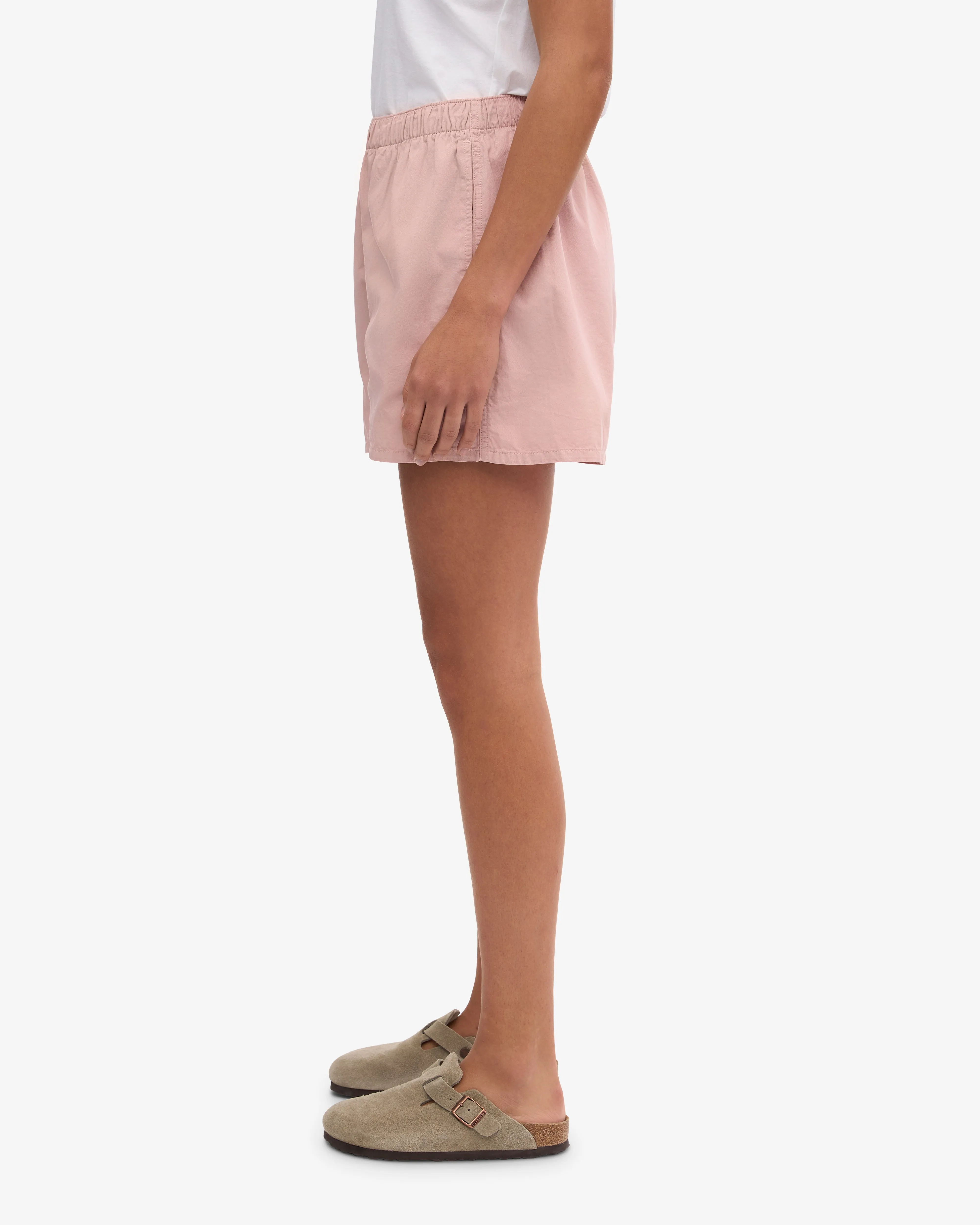 Women Organic Twill Shorts - Seaside Blue