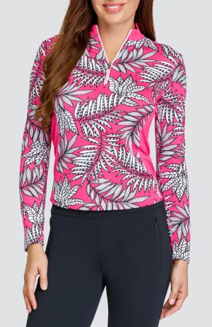 Women Tail Activewear Benton Top - Cascading Ferns