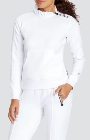Women Tail Activewear Condoleezza Chalk White Pullover