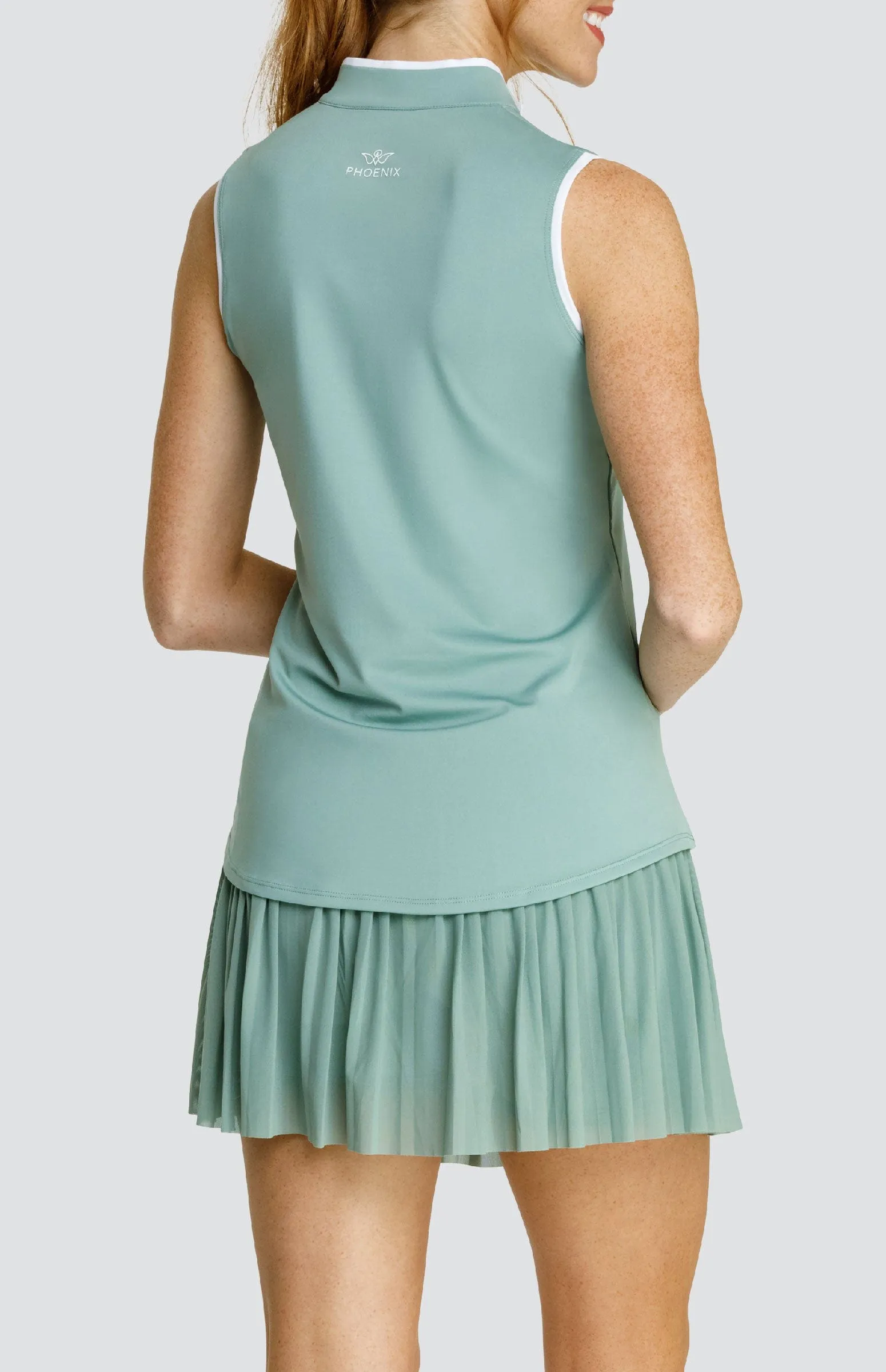 Women Tail Activewear Coquette Top - Sage