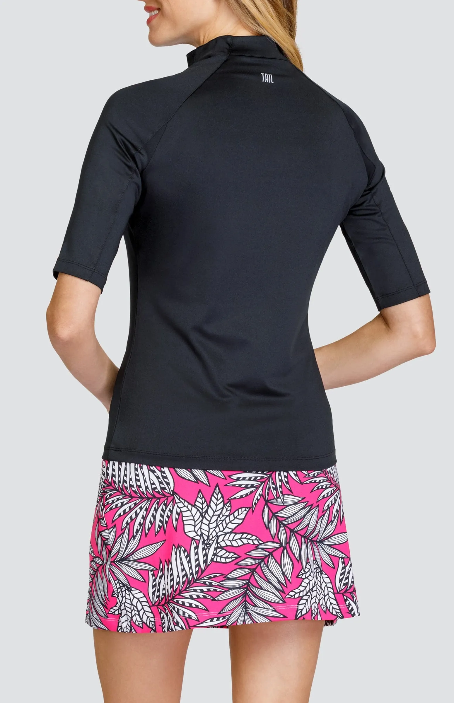 Women Tail Activewear Khaira Top - Onyx Black