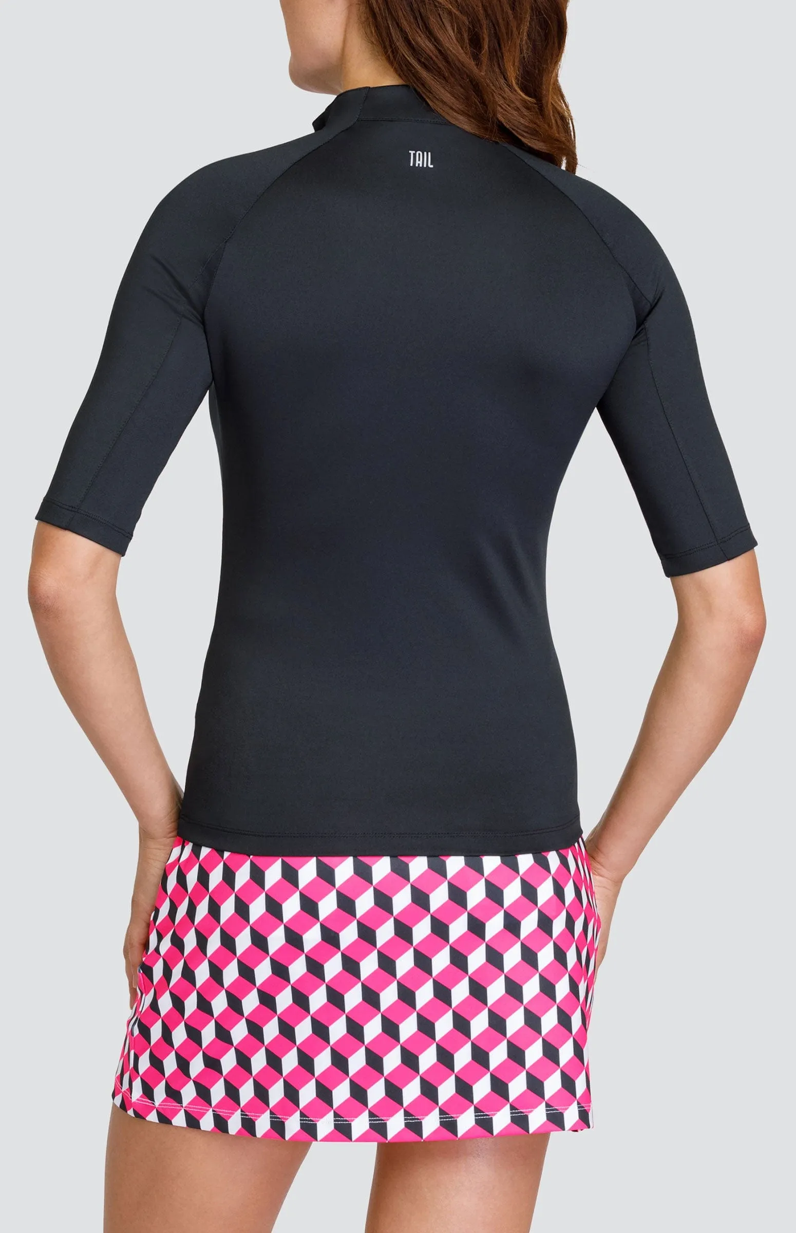 Women Tail Activewear Khaira Top - Onyx Black
