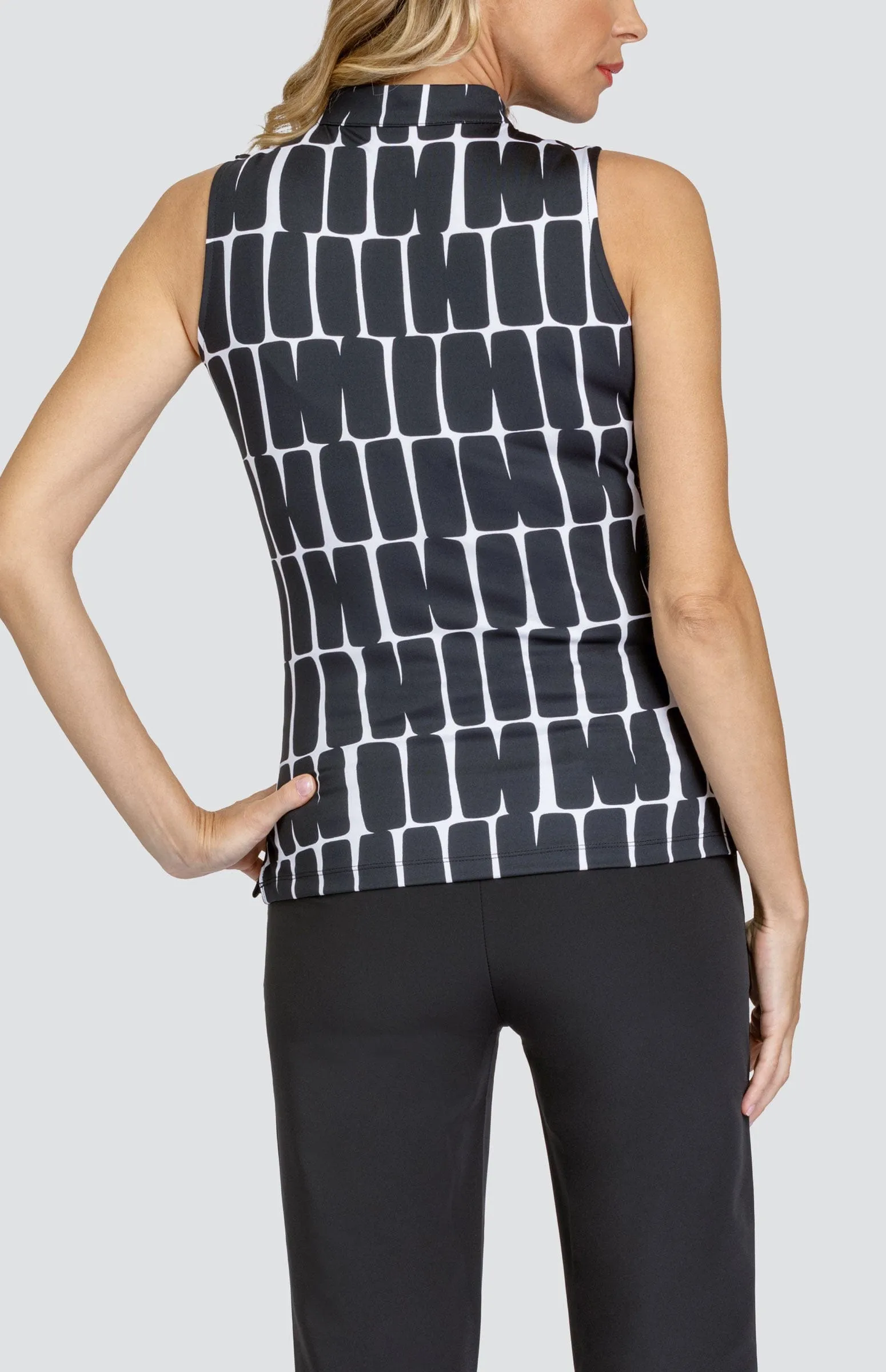 Women Tail Activewear Lua Top - Checkered Geo