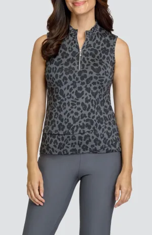 Women Tail Activewear Oro Top - Leopardess