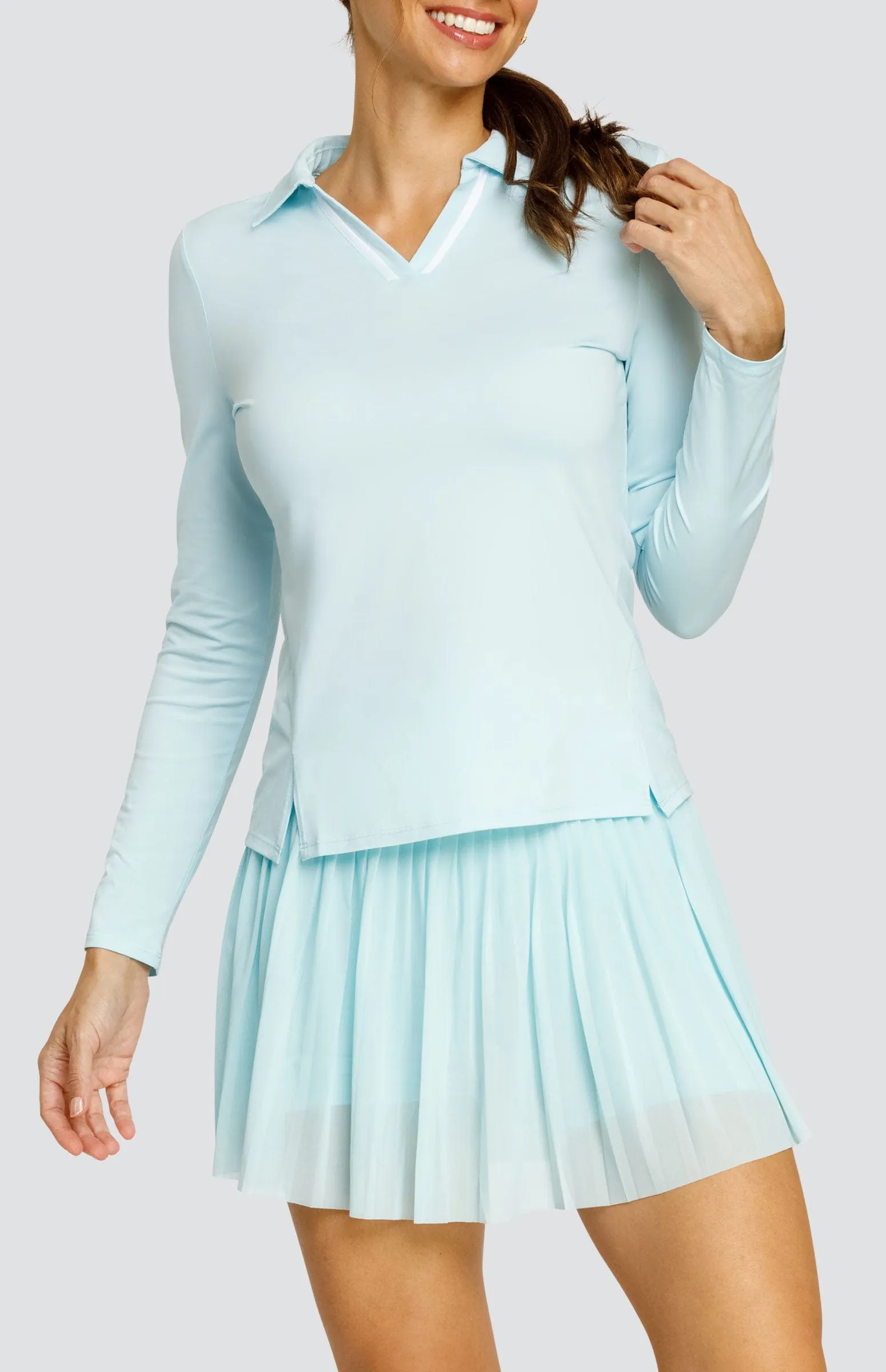 Women Tail Activewear Saturday Top - Blue Glow