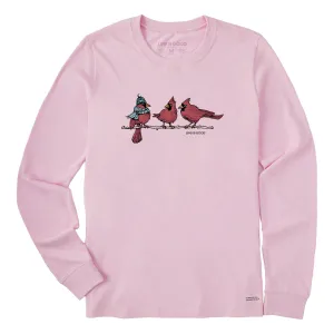 Women's 3 Warmly Dressed Cardinals Long Sleeve Crusher Tee Life is Good