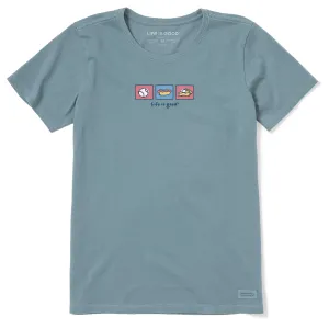 Women's All American Short Sleeve Crusher Tee Life is Good