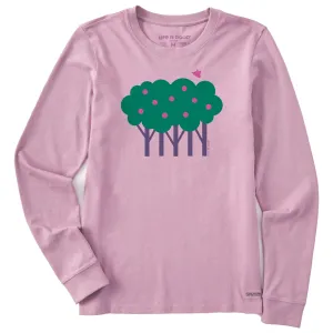 Women's Apple Tree Long Sleeve Crusher Tee Life is Good