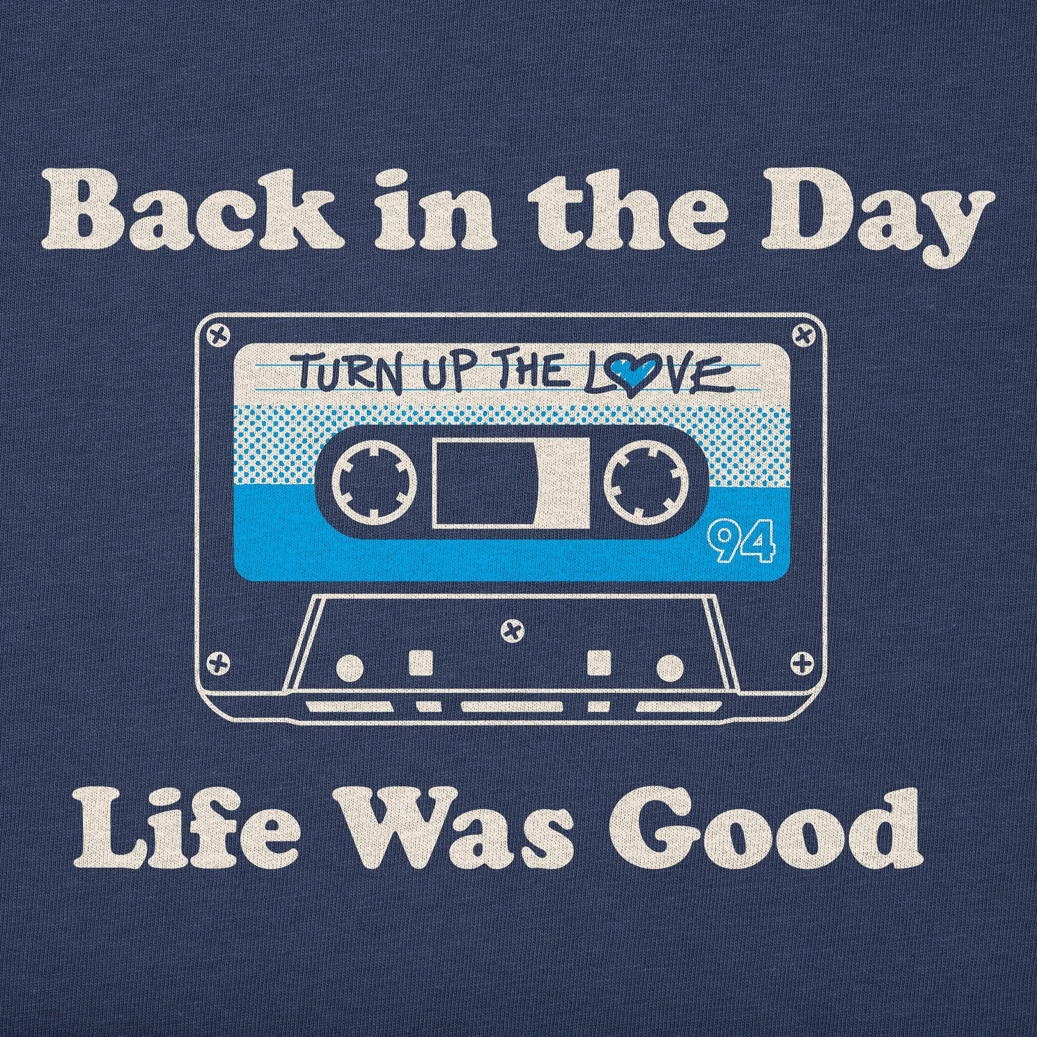Women's Back in the Day Cassette Short Sleeve Tee Life is Good