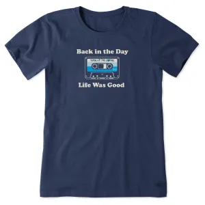 Women's Back in the Day Cassette Short Sleeve Tee Life is Good