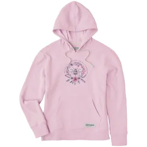 Women's Bee Happiness All Around Simply True Fleece Hoodie Life is Good