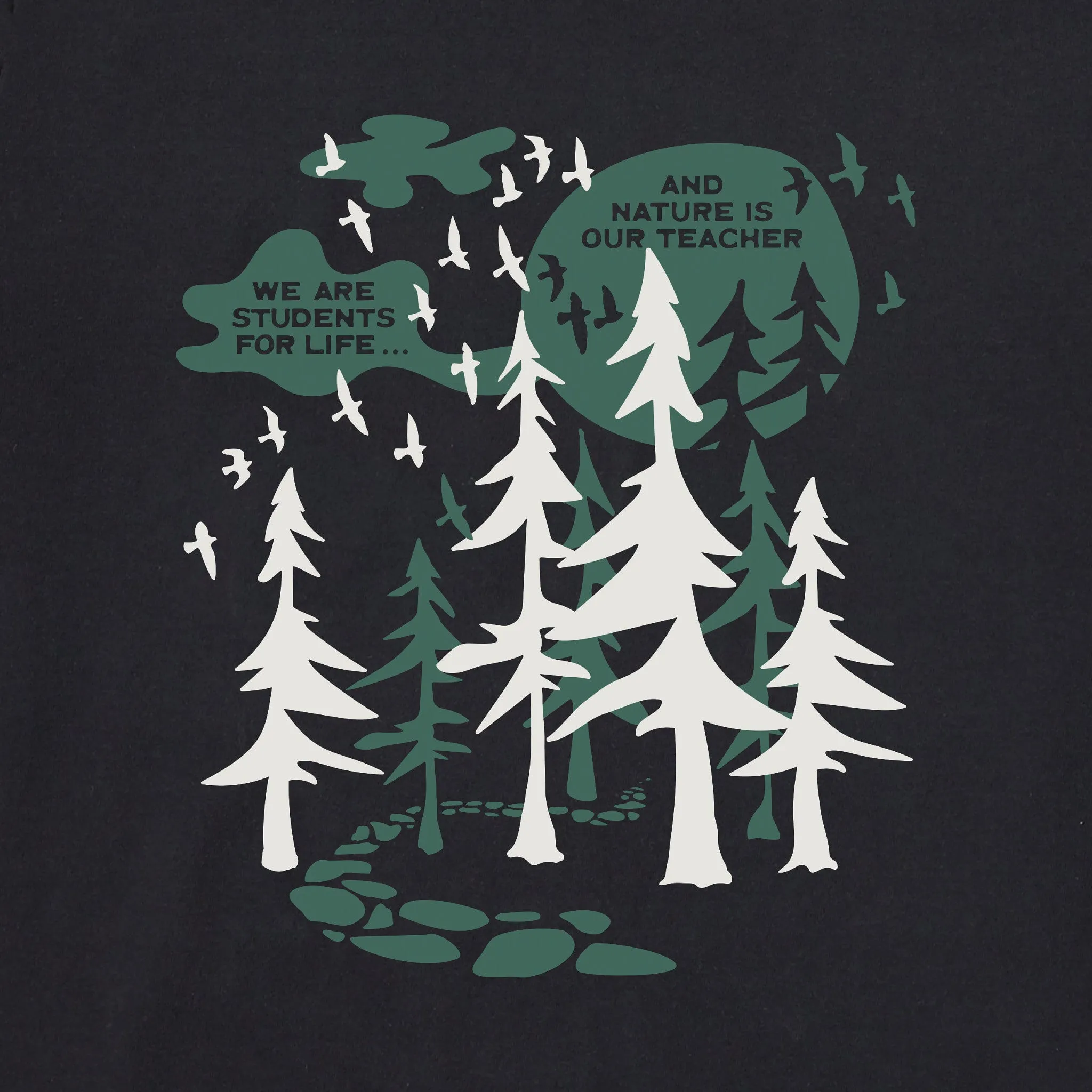 Women's Bert' Woodsy Medley Short Sleeve Crusher Tee Life is Good