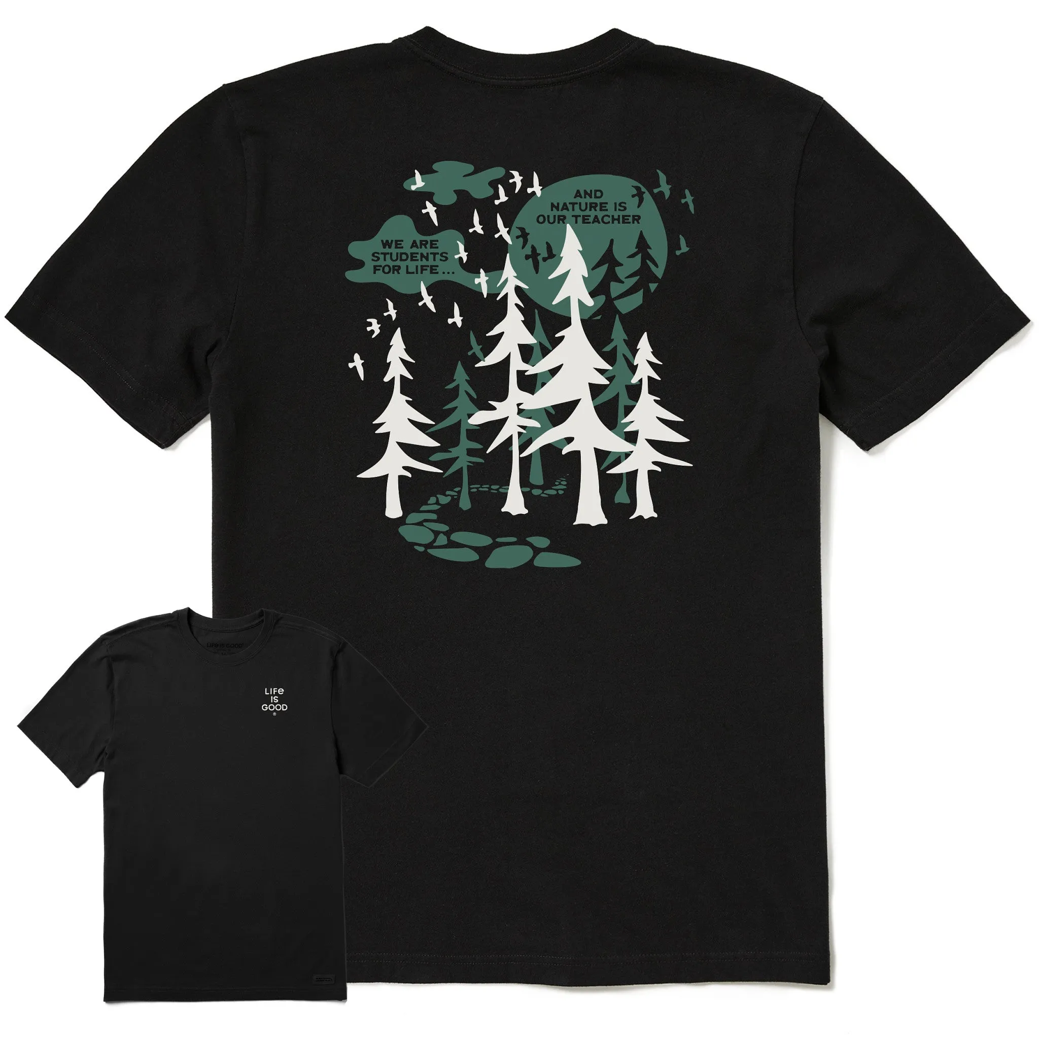 Women's Bert' Woodsy Medley Short Sleeve Crusher Tee Life is Good