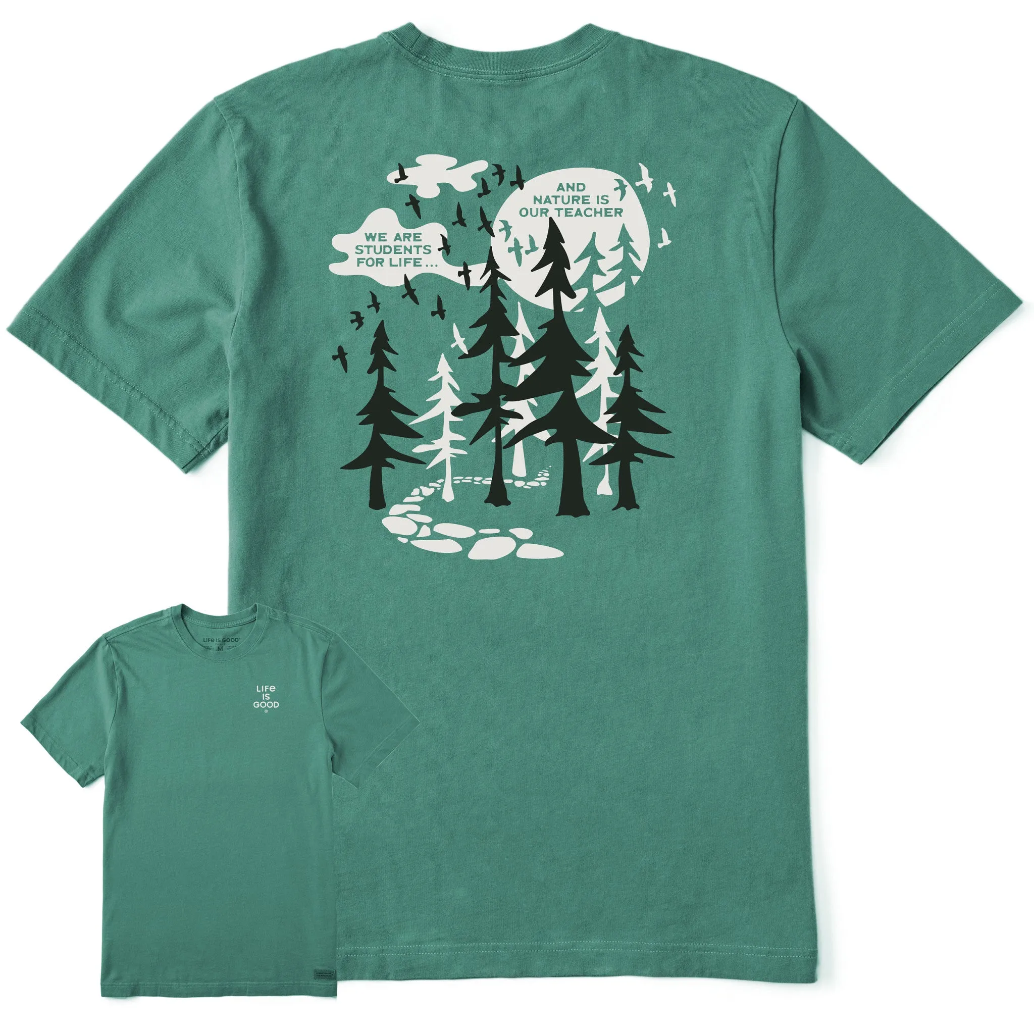 Women's Bert' Woodsy Medley Short Sleeve Crusher Tee Life is Good