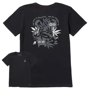 Women's Bert's Cat Medley Short Sleeve Crusher Tee Life is Good