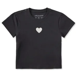 Women's Bert's Heart Crusher-LITE Shrunken Tee Life is Good
