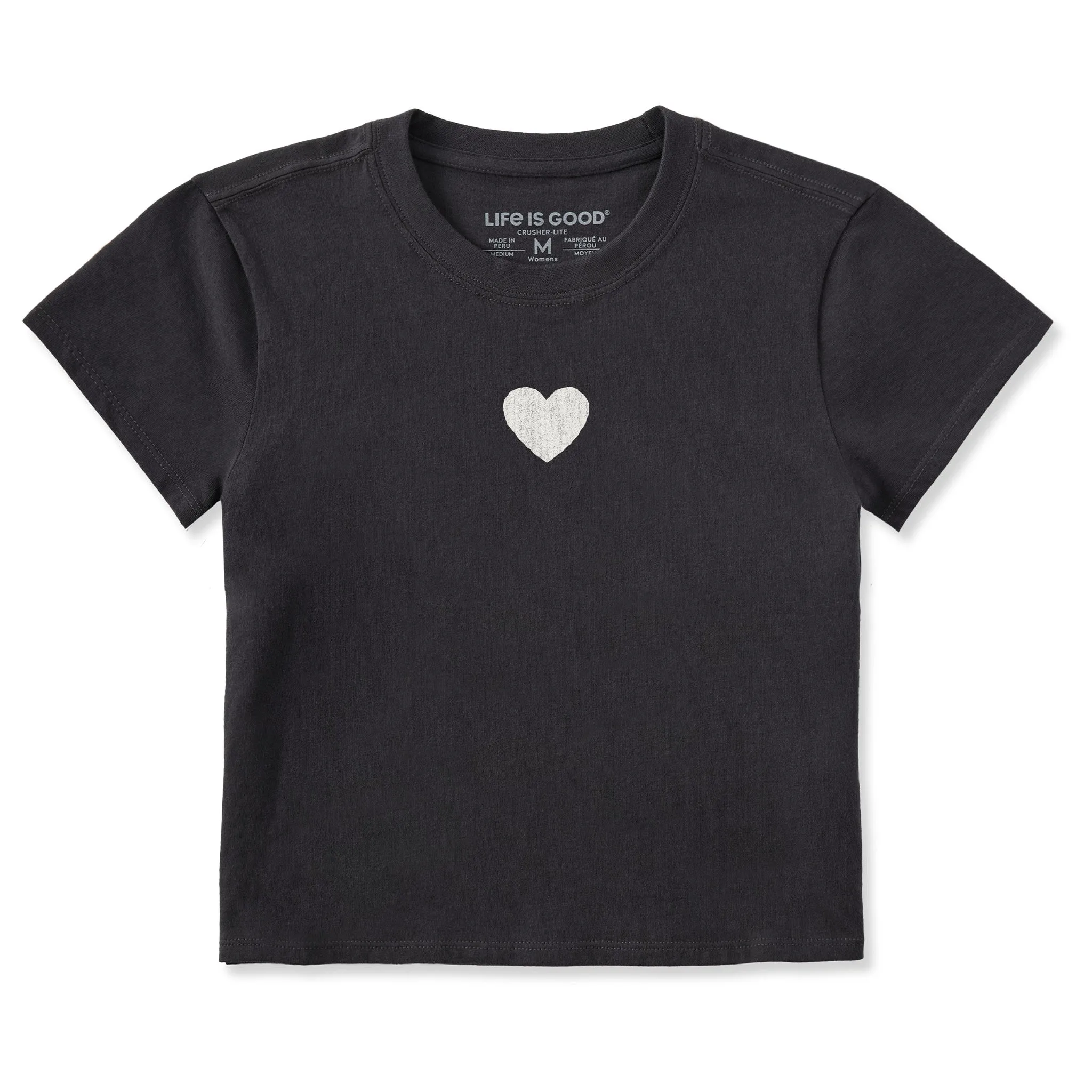 Women's Bert's Heart Crusher-LITE Shrunken Tee Life is Good