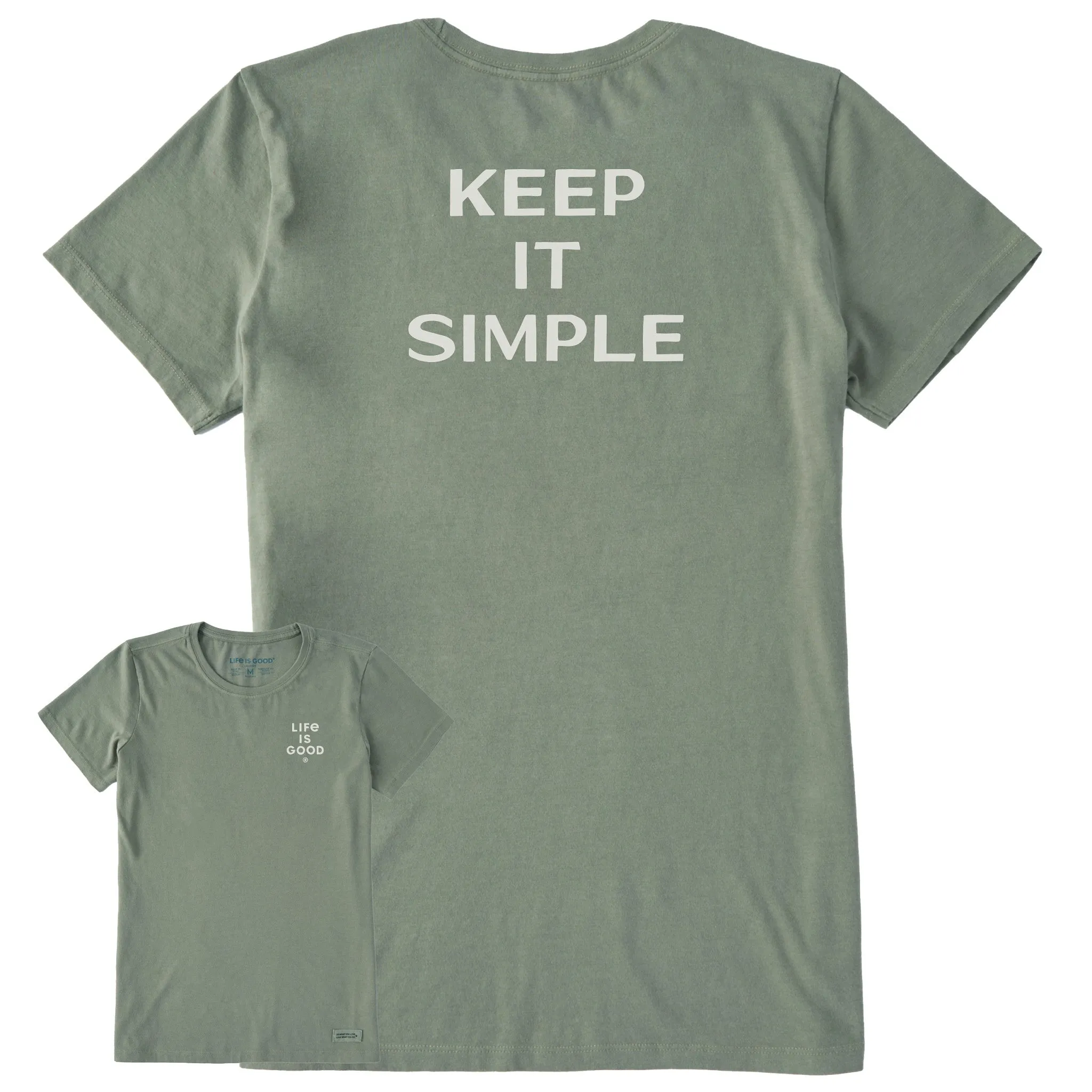 Women's Bert's Keep it Simple Short Sleeve Crusher Tee Life is Good