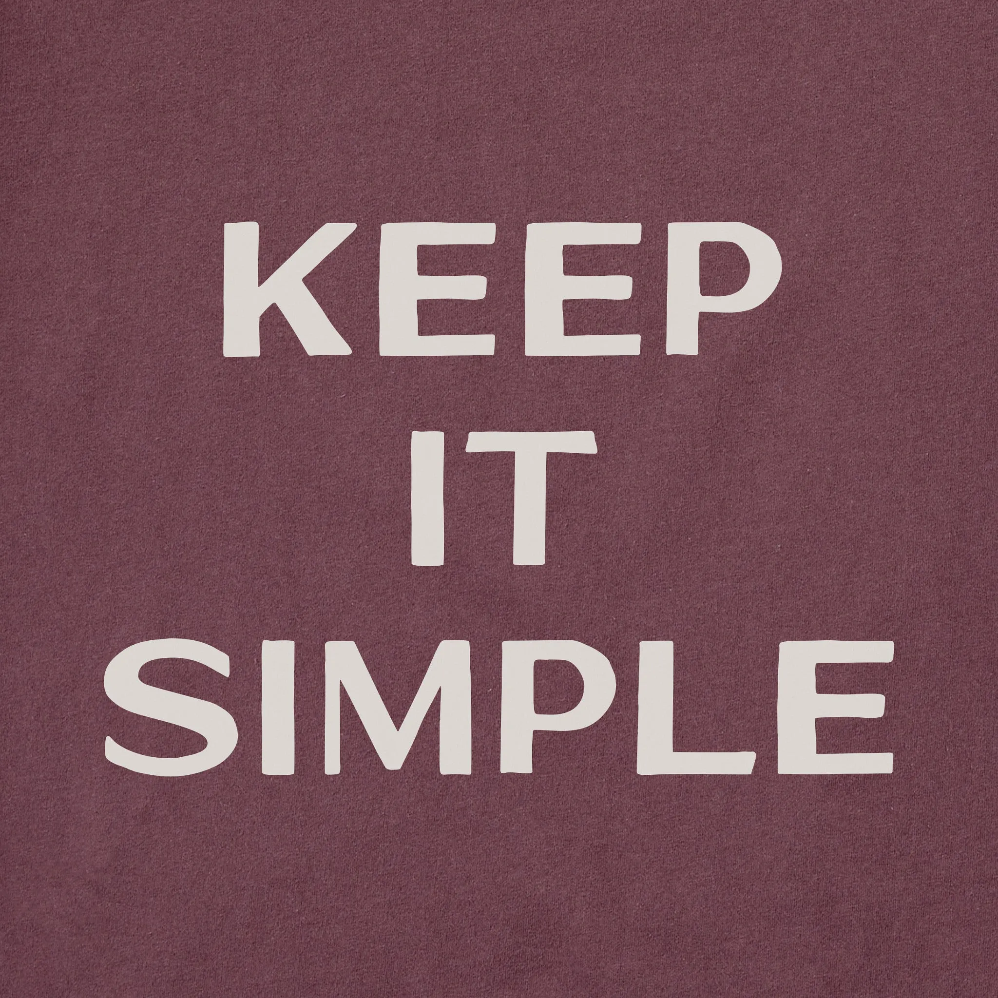 Women's Bert's Keep it Simple Short Sleeve Crusher Tee Life is Good