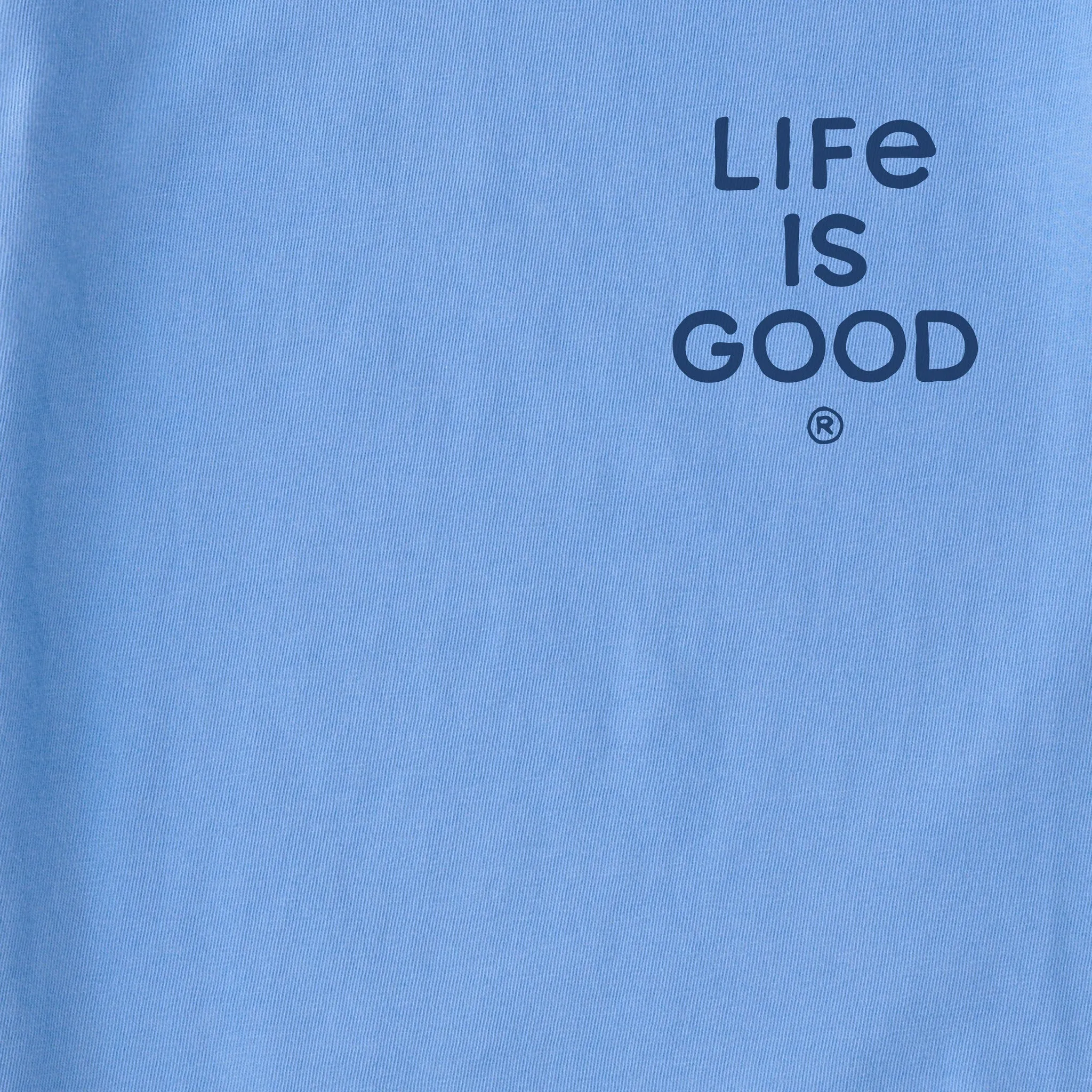 Women's Bert's Lab with Coffee Short Sleeve Crusher Boxy Tee Life is Good